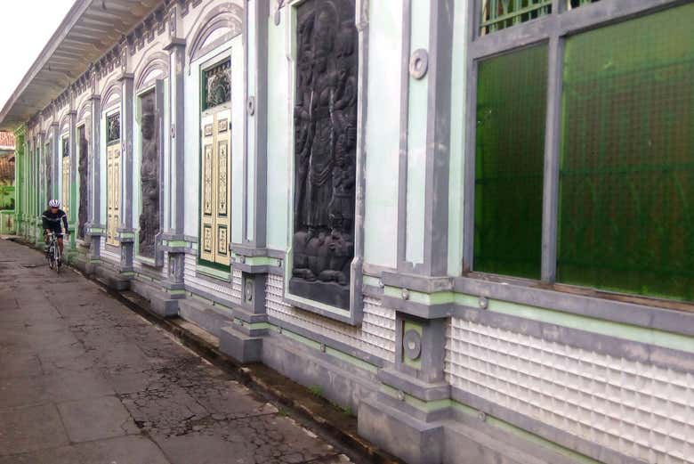 Fachadas típicas del centro de Kotagede