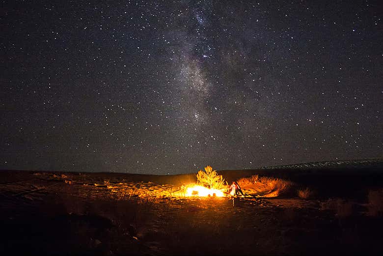 Estrelas no deserto de Varzaneh