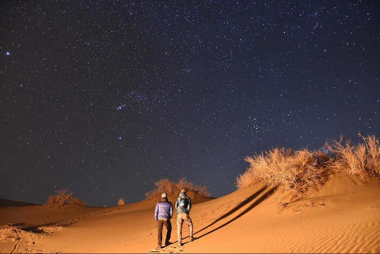 Desfrutando das estrelas