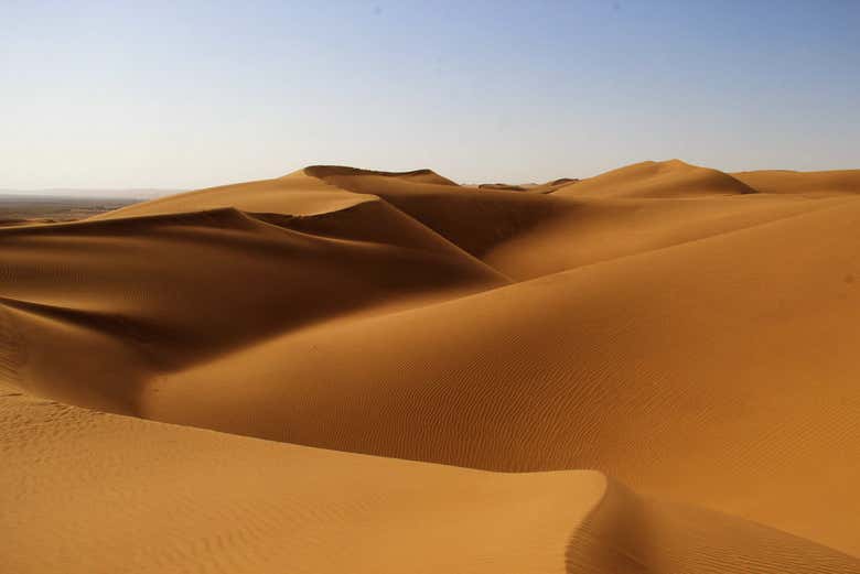 O deserto de Varzaneh