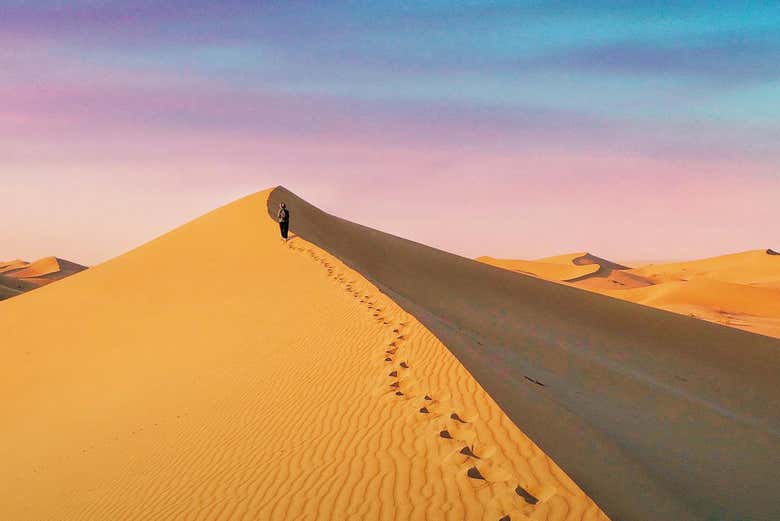 O que você acha das enormes dunas do deserto de Varzaneh?