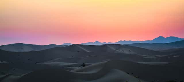 Noche en el desierto de Varzaneh