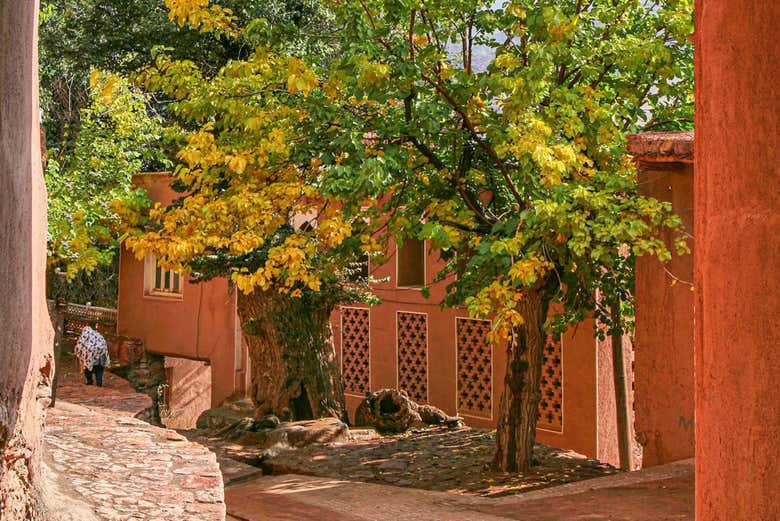 Una calle de Abyaneh 