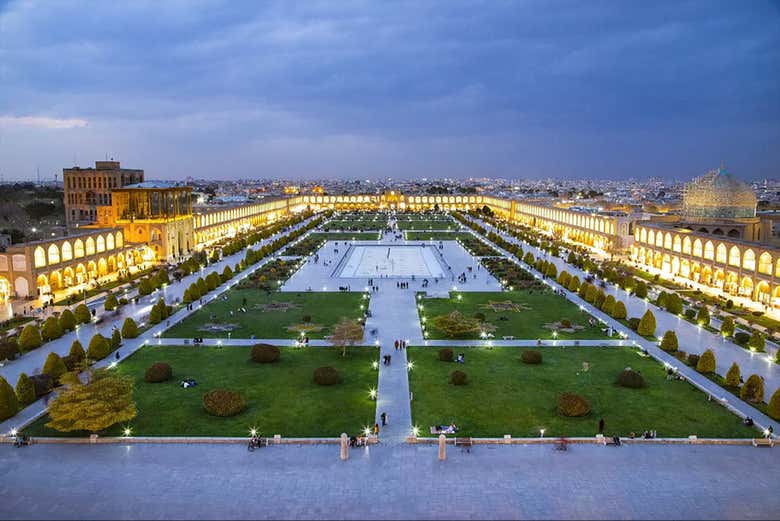 La majestuosa plaza Naqsh-e Jahan