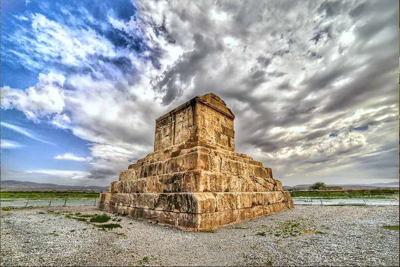 See Cyrus the Great's tomb in Pasargadae