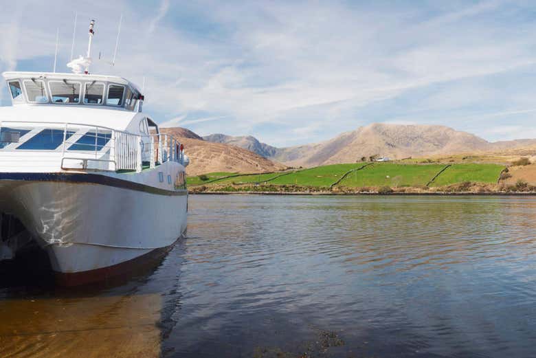 Cruising along Killary fjord