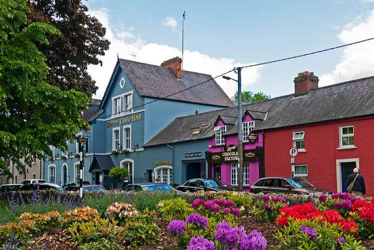 Coloridas casas de Dublín