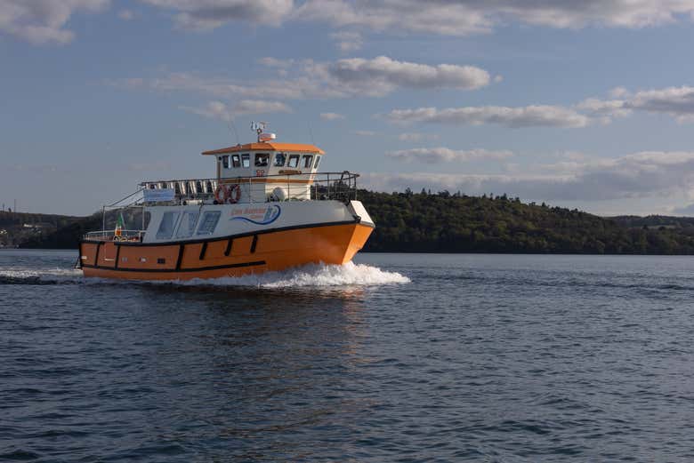 Hop aboard our comfortable boat
