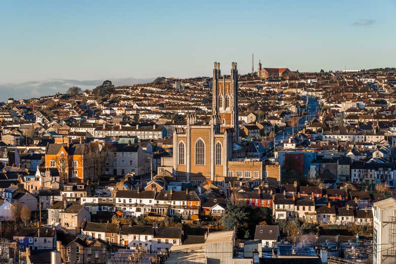 Vue panoramique sur le centre de Cork