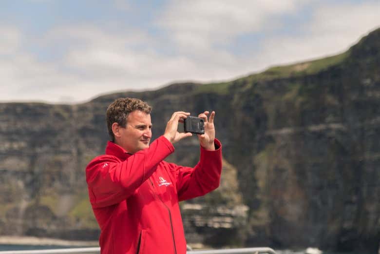 Fotografiando los acantilados de Moher