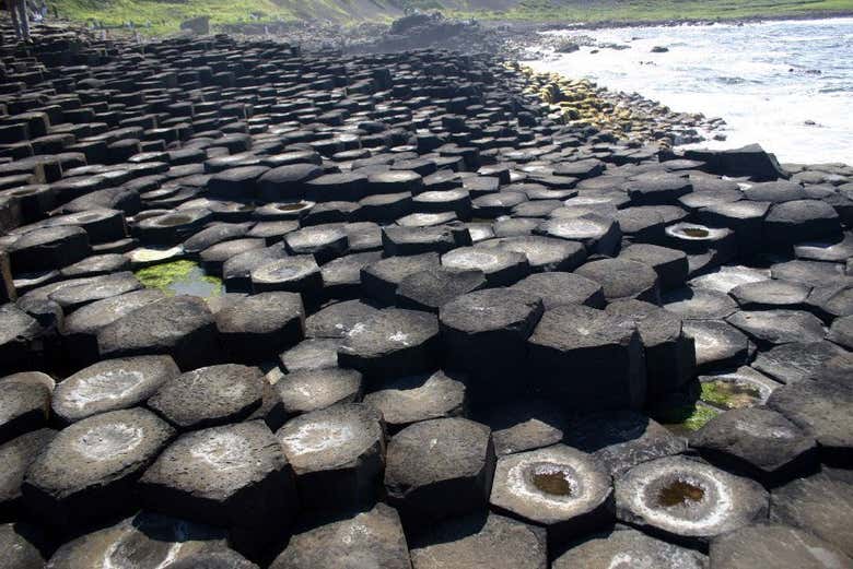 Rochas basálticas da Calçada do Gigante