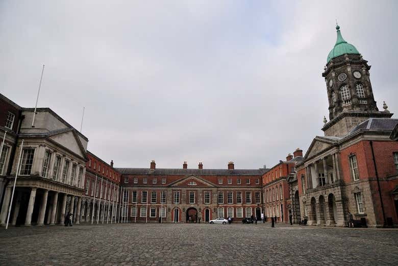 Pátio interior do castelo de Dublin