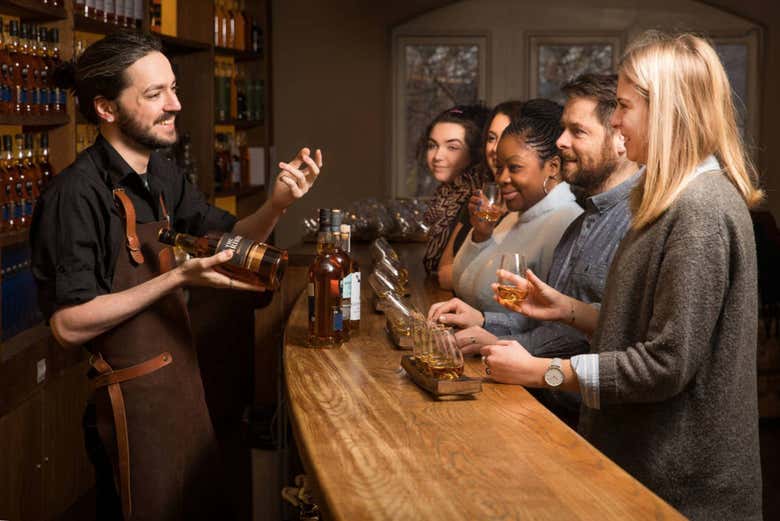 Degustazione di whiskey irlandese