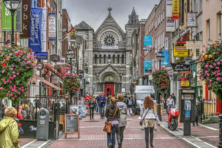 Passeando pelas ruas encantadoras de Dublin