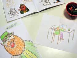 Museu do Leprechaun, desenhos