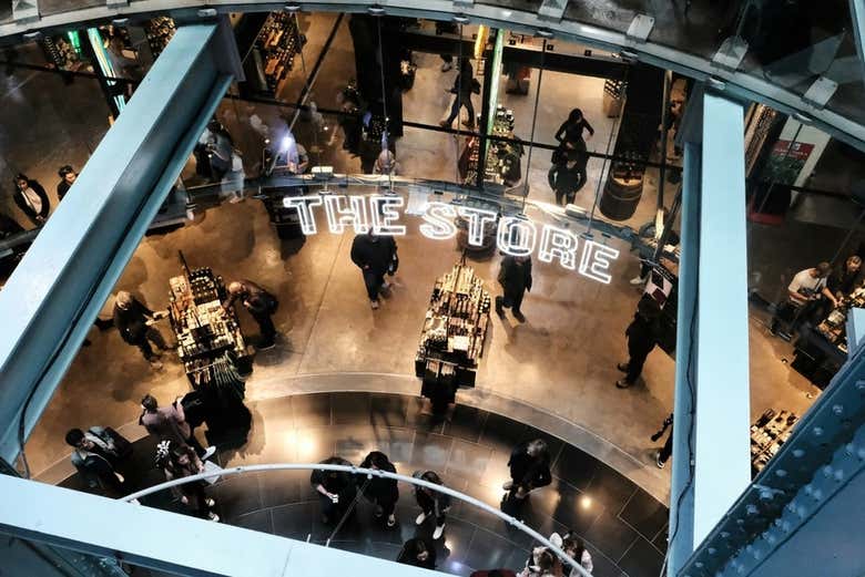 Tienda de la Guinness Storehouse