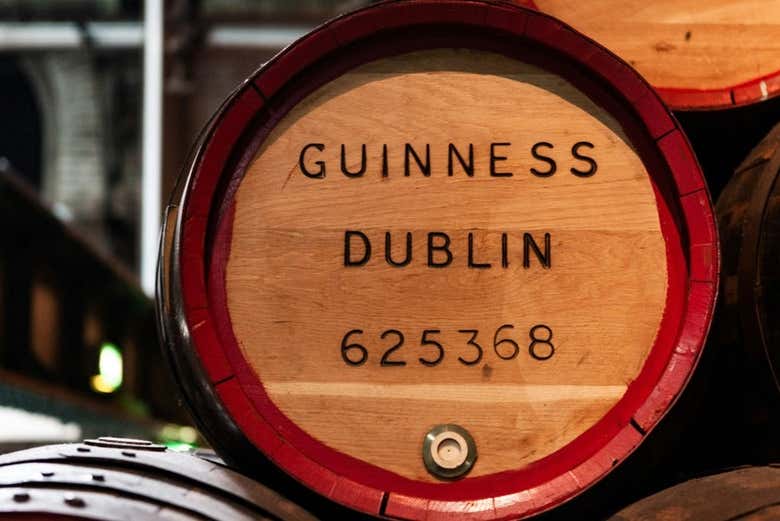 Una barrica de cerveza Guinness