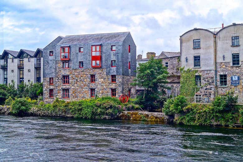 Typical houses in Galway