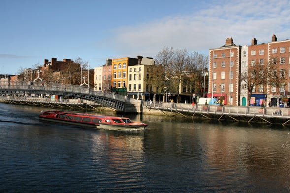 Balade en bateau dans Dublin
