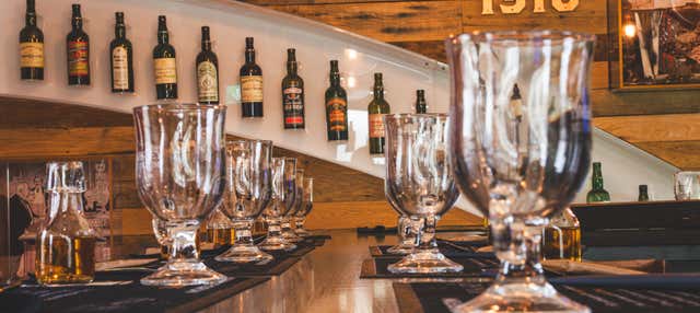 Oficina de café irlandês no Museu do Whisky