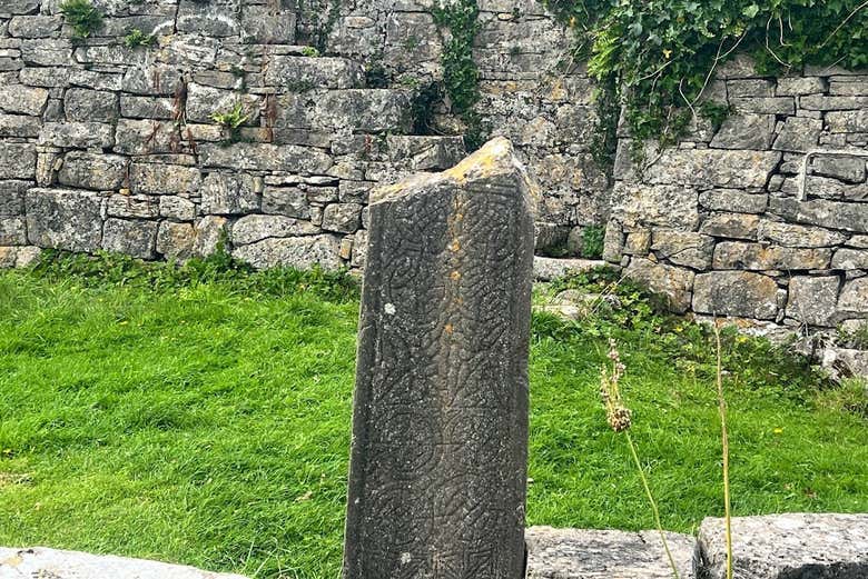 An ancient burial stone