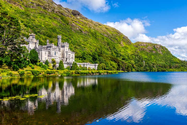 View of Kylemore Abbey