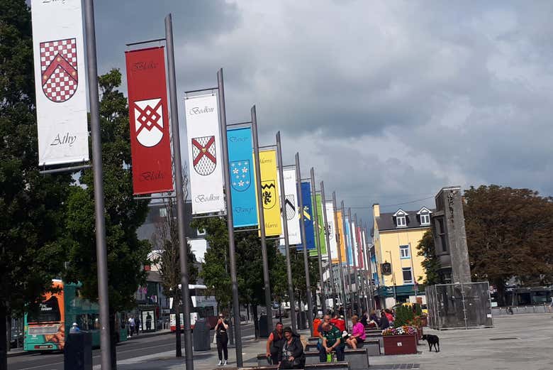 See the flags in Eyre Square