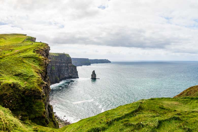 Vistas del mar desde los acantilados de Moher