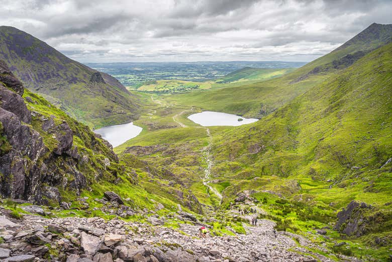 Views from Carrauntoohil, Ireland's highest point