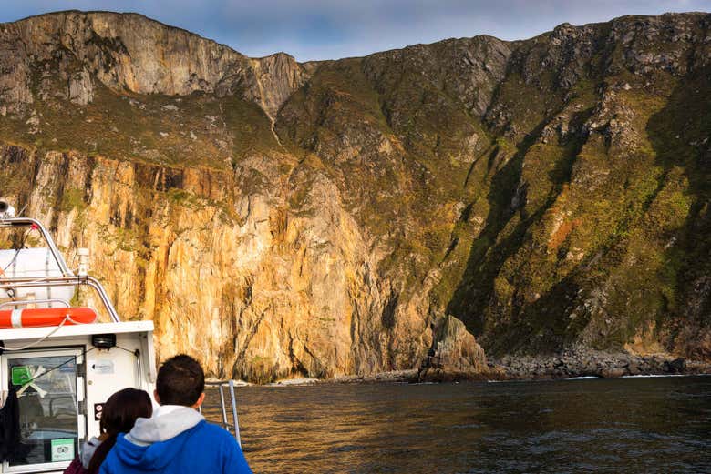 The best place to see the cliffs