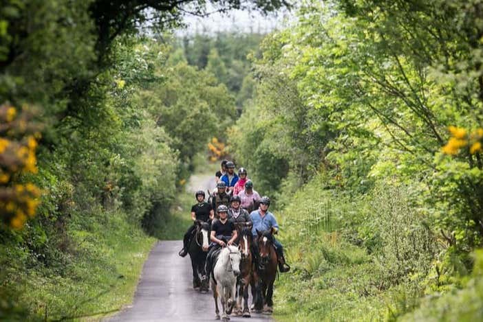 Horse riding route in Lisdoonvarna's surroundings