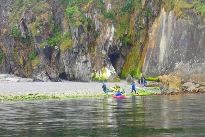 Desfiladeiros da costa da Irlanda