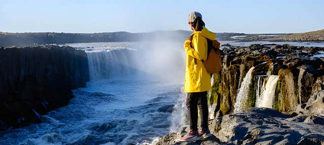 Excursión a la cascada Godafoss y Laufás para cruceros