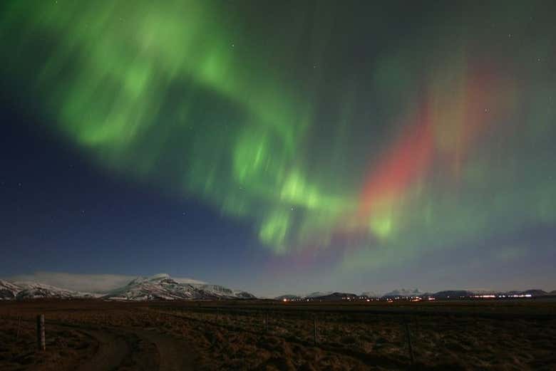 Auroras boreais em Akureyri