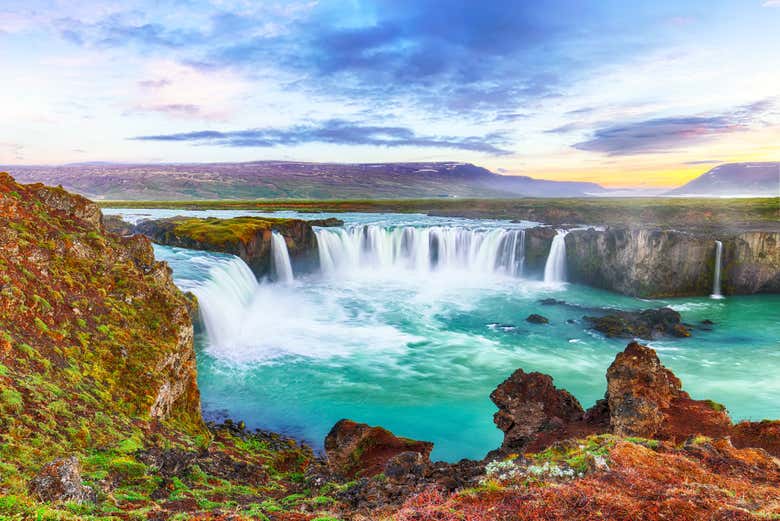Excursão à cascata Godafoss