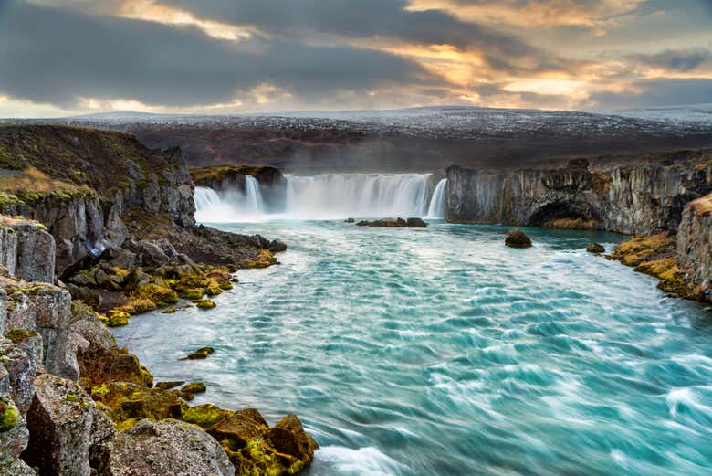 La cascata di Goðafoss
