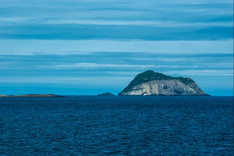 Vistas de la isla Skrúður