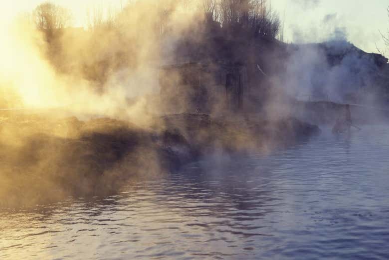 Secret Lagoon in Iceland