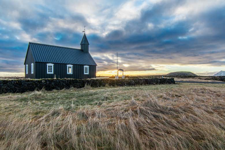 Paisajes que rodean la iglesia negra