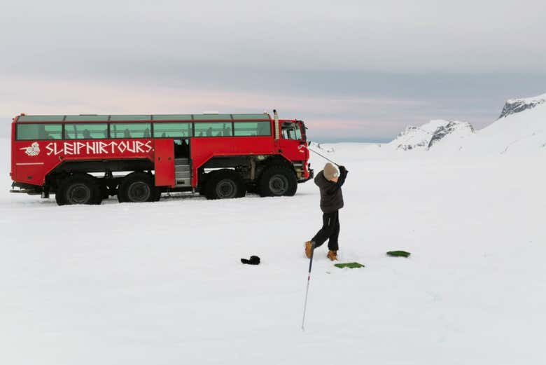 Glacier Golf!