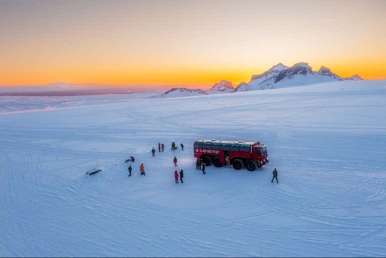 Sunset on the Glacier