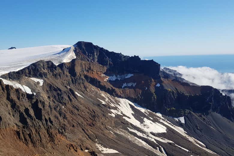 Paisajes nevados en el corazón de Islandia