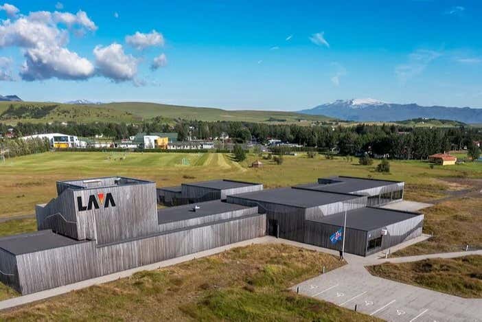 Aerial view of LAVA Centre