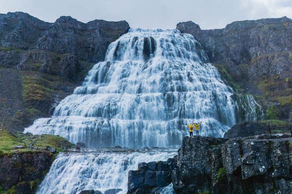 Cascata Dynjandi + Visita a un allevamento di cavalli islandesi per croceristi