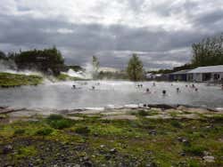 Vue panoramique du Secret Lagoon