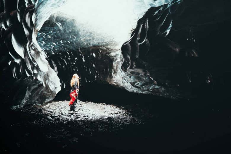 Cueva de hielo en Vatnajökull
