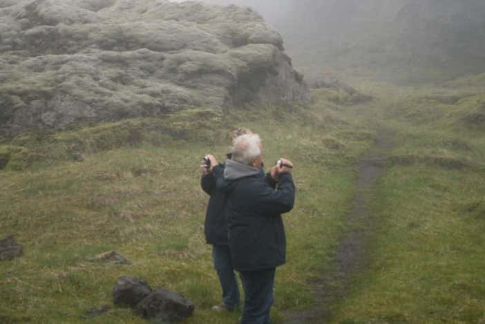 Admiring the scenery