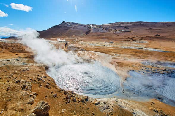 Entrada a los baños termales de Mývatn