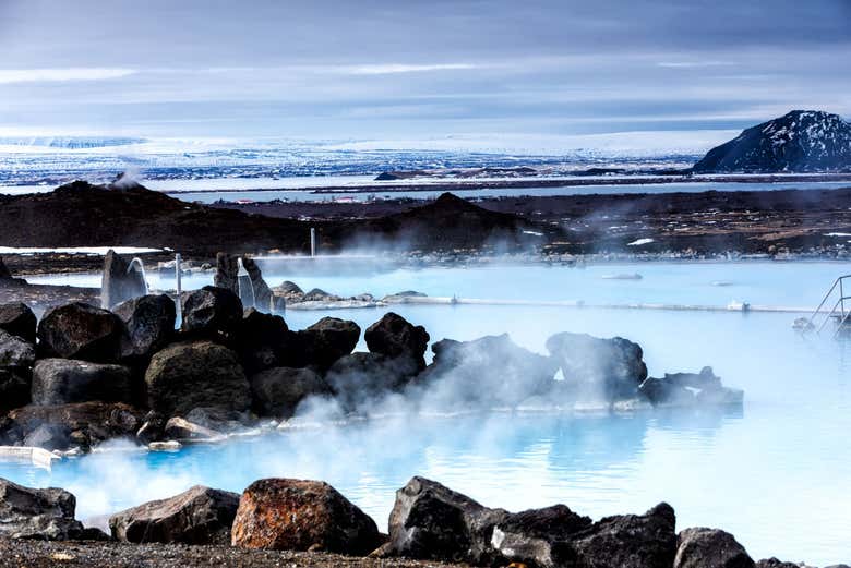 Piscinas de los baños termales del Lago Mývatn