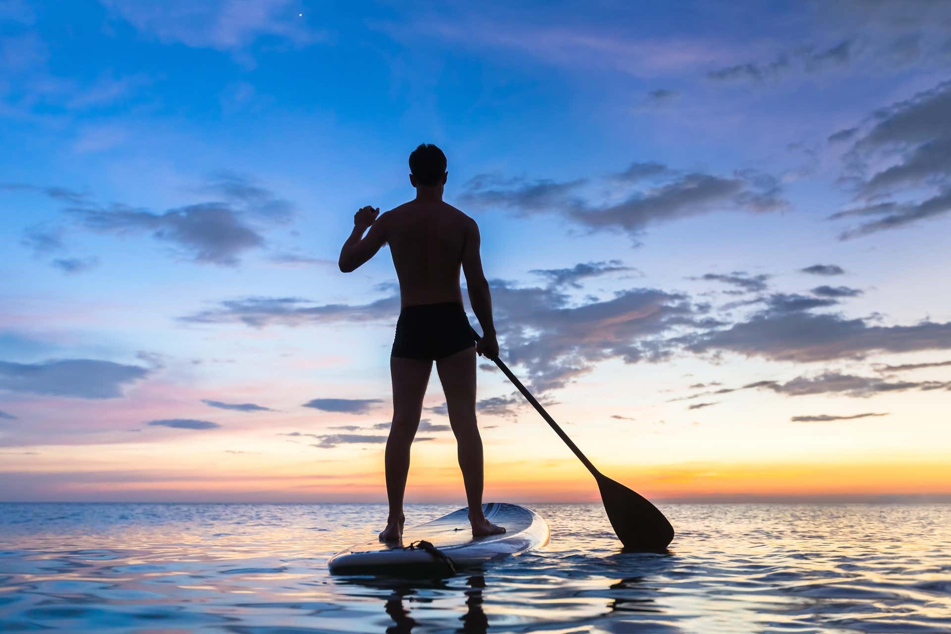 Paddle surf en Laugarvatn